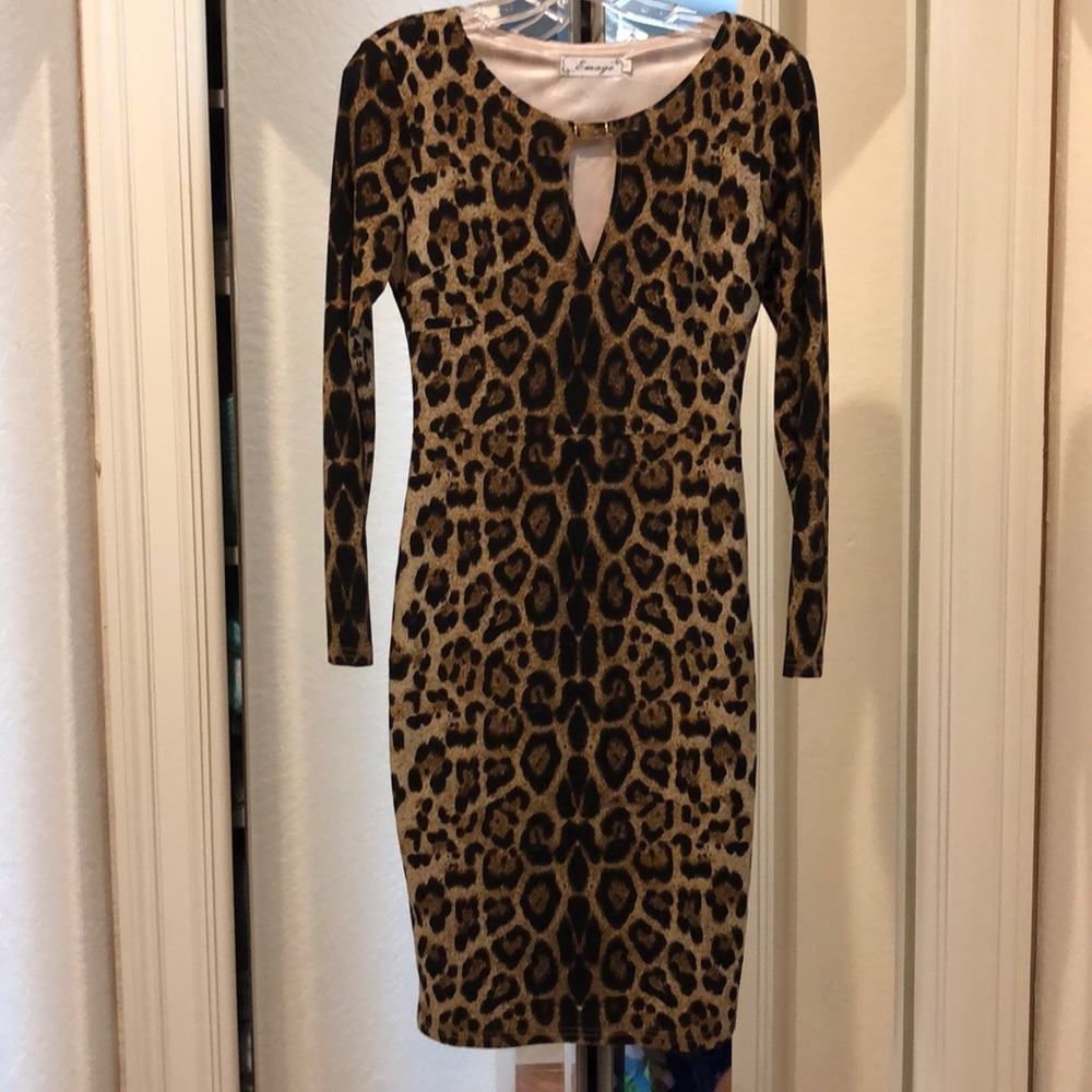 Animal print dress